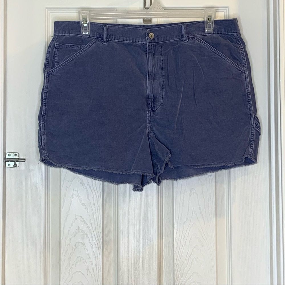 American Eagle Highest Rise 90s Boyfriend Short Size 18 Cornflower Blue
